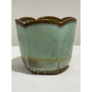 Frankoma #37 Prairie Green Plainsman Planter Vintage Pottery